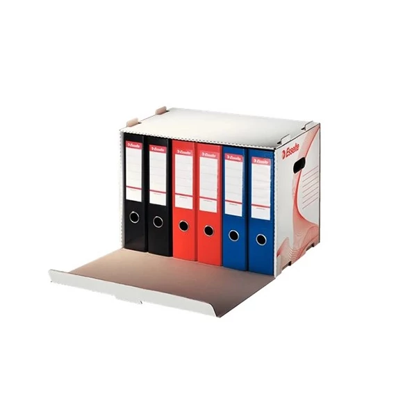Archiváló konténer iratrendezőnek ESSELTE 525x338x306mm előre nyíló tetővel fehér