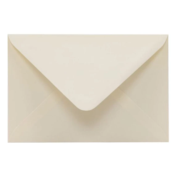 Boríték színes KASKAD LC/6 enyvezett 114x162mm 53 világos sárga 50 darabos