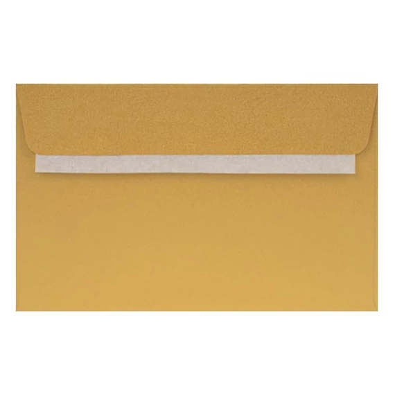 Boríték színes KASKAD LC/6 szilikonos 114x162mm 120 g arany 25/csom