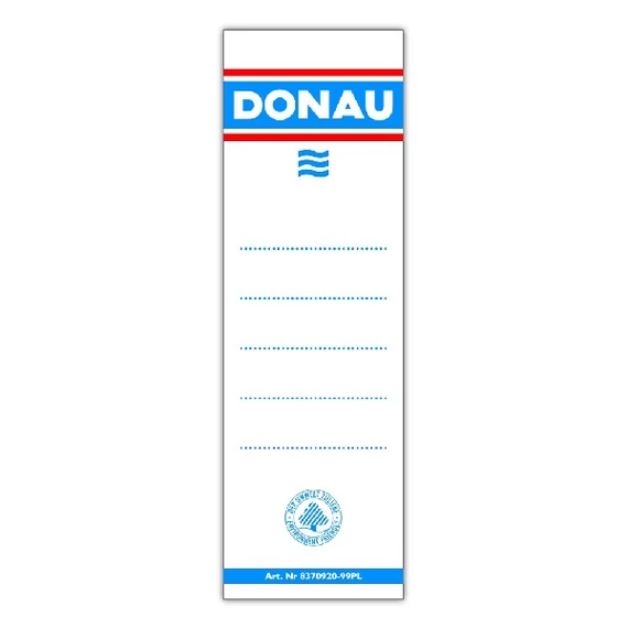 Cserecímke iratrendezőhöz DONAU 54x153 cm öntapadós fehér