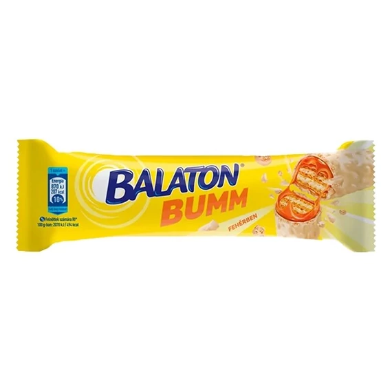Csokoládé BALATON Bumm fehércsokoládés 42 g