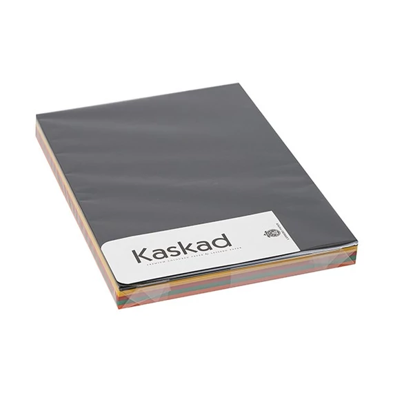 Dekorációs karton KASKAD A/4 2 oldalas 160 g élénk vegyes színek 5x25 lapos