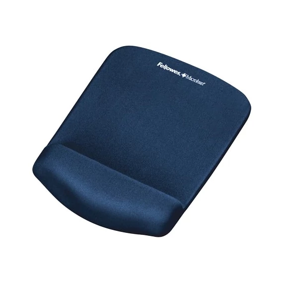 Egéralátét habtöltésű csuklótámasszal FELLOWES PlushTouch kék