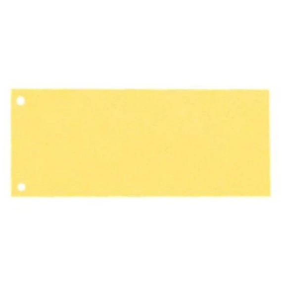 Elválasztócsík ESSELTE 105x240mm karton sárga 100 darabos