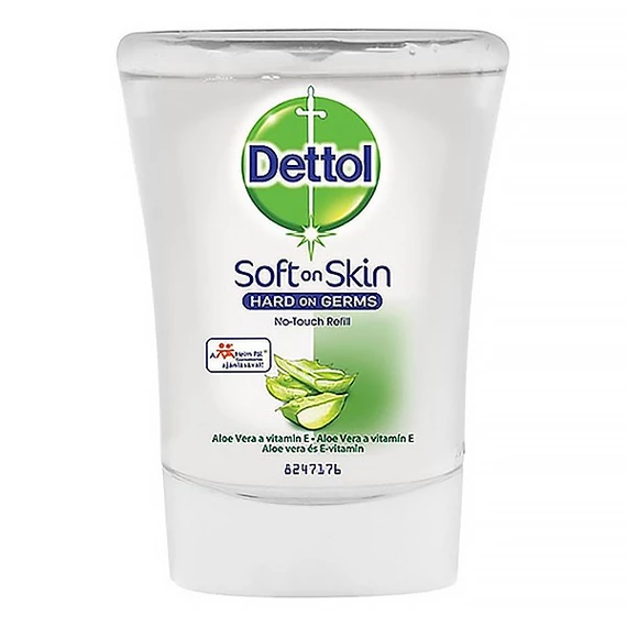 Érintés nélküli antibakteriális készülék utántöltő DETTOL aloe verás 250 ml