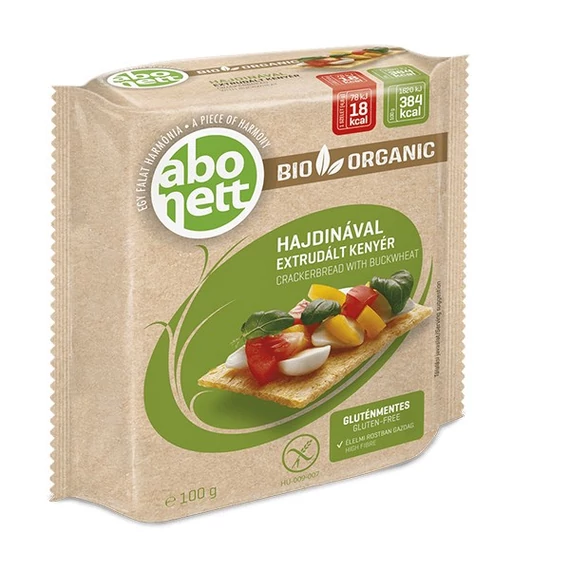 Extrudált kenyér ABONETT gluténmentes hajdinával 100 g