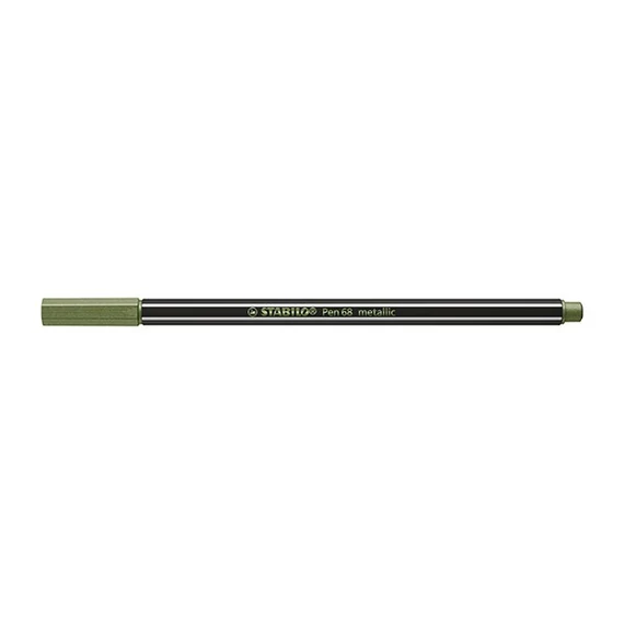 Filctoll STABILO Pen 68 metallic világoszöld