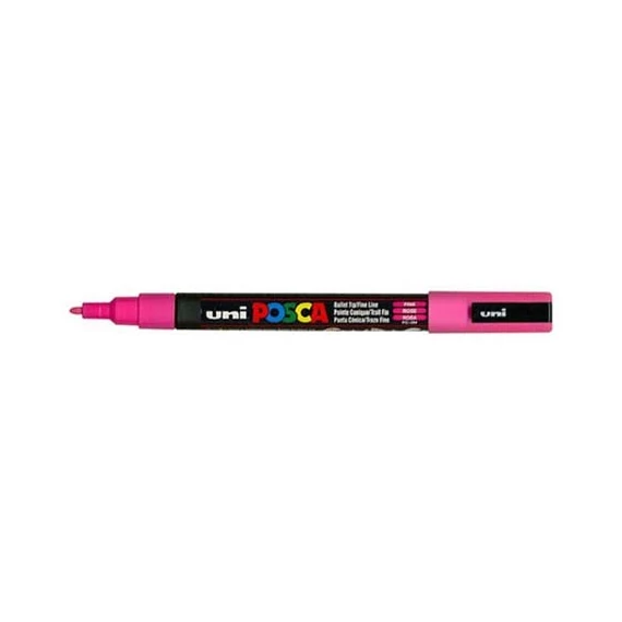 Filctoll UNI Posca PC-3M rózsaszín