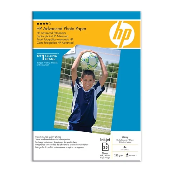 Fotópapír HP Q5456A A/4 tintasugaras magasfényű 250 g 25 íves