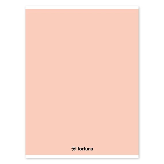 Füzet vonalas FORTUNA Monocolor A/4 32 lapos pasztell barack