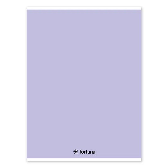Füzet vonalas FORTUNA Monocolor A/4 32 lapos pasztell lila