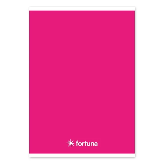 Füzet vonalas FORTUNA Monocolor A/5 32 lapos magenta