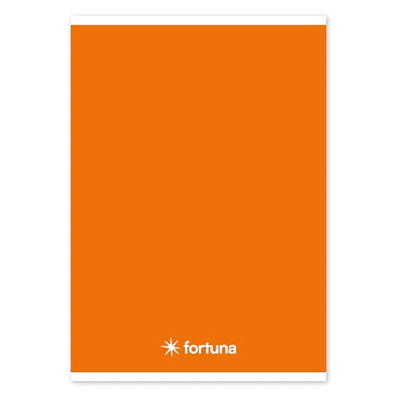 Füzet vonalas FORTUNA Monocolor A/5 32 lapos narancssárga