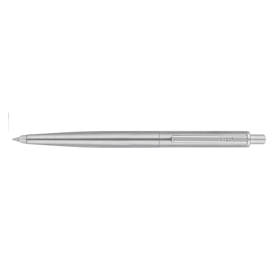 Golyóstoll ZEBRA 901 nyomógombos 0,24 mm ezüst