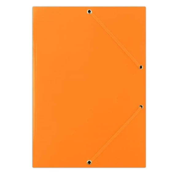 Gumis mappa DONAU A/4 karton narancssárga