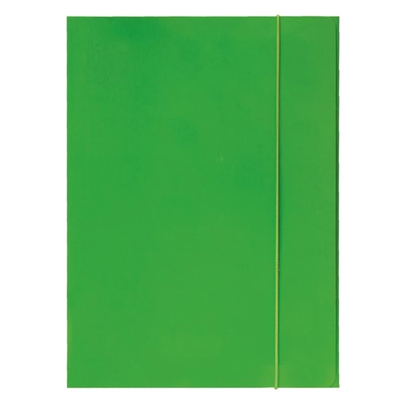 Gumis mappa OPTIMA A/4 fluo zöld 600 g