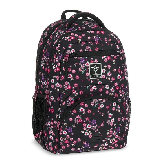 Hátizsák ARS UNA ergonomikus 27L Pearl Blossom Black
