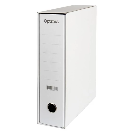 Iratrendező tokos OPTIMA A/4 80mm fehér