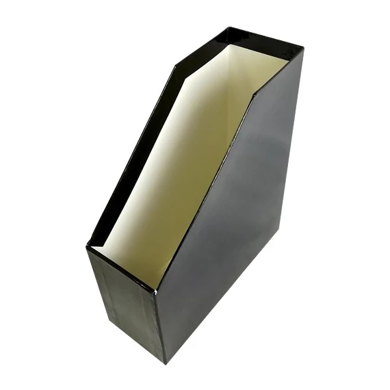 Irattartó papucs FORTUNA Elegant 90 mm karton fóliás fekete