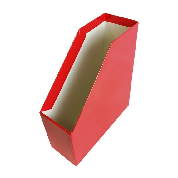 Irattartó papucs FORTUNA Elegant 90 mm karton fóliás piros