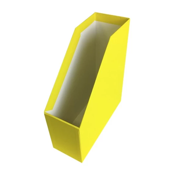 Irattartó papucs FORTUNA Elegant 90 mm karton fóliás sárga