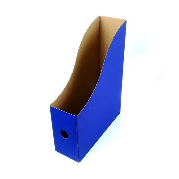 Irattartó papucs FORTUNA 80 mm karton összehajtható kék