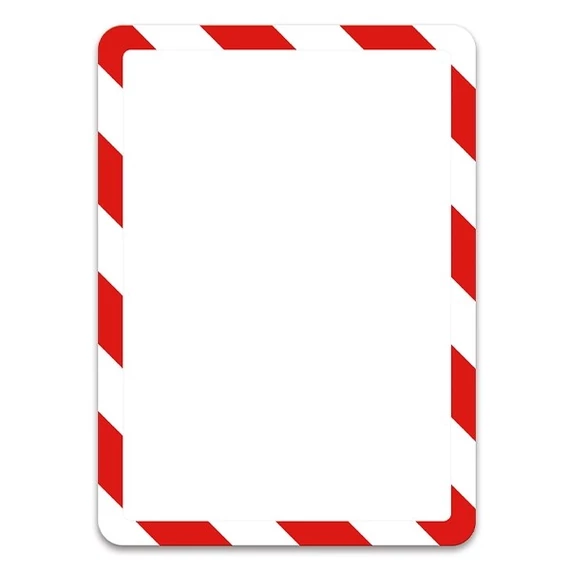 Mágneses tasak DJOIS Magneto biztonsági A/4 piros-fehér 2 darabos
