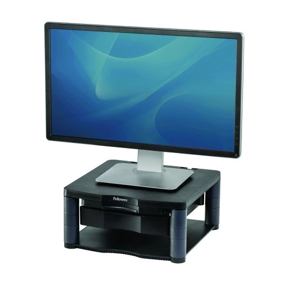 Monitorállvány FELLOWES Premium Plus grafitszürke