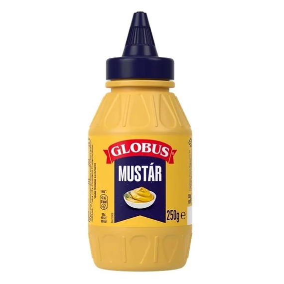 Mustár GLOBUS flakonos 250 g