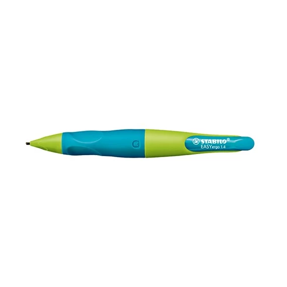 Nyomósirón STABILO EasyErgo Start jobbkezes 1,4mm neonzöld-kék