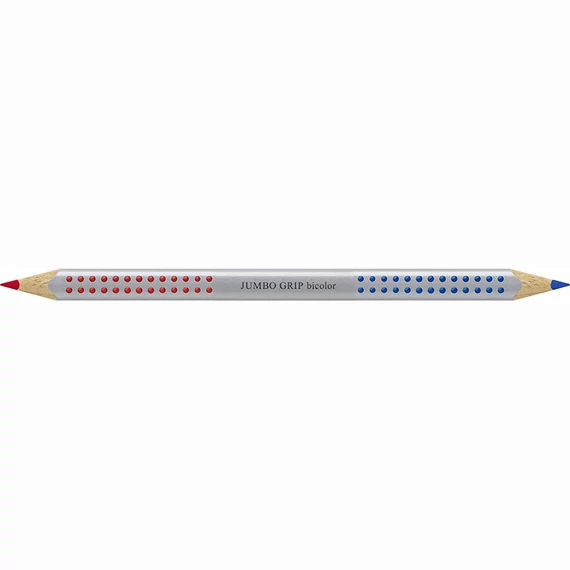 Postairón FABER-CASTELL Jumbo Grip háromszögletű piros-kék