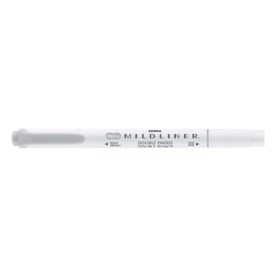 Szövegkiemelő kétvégű ZEBRA Mildliner cool & refined 1,4-4,0 mm szürke