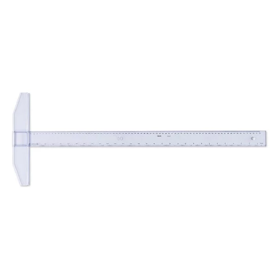 T-Vonalzó ARISTO fix fejjel 75 cm víztiszta