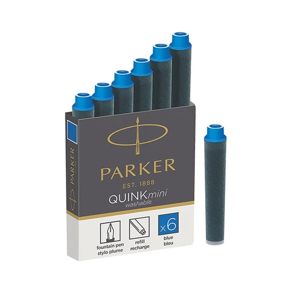 Tintapatron PARKER Royal rövid kék 6 darabos 1950409