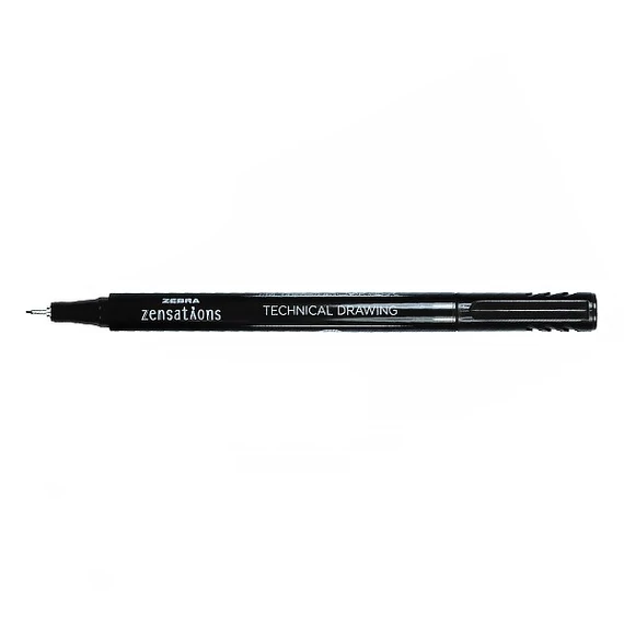 Tűfilc ZEBRA Technical Drawing Pen 0,3 mm fekete