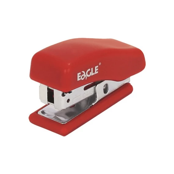 Tűzőgép EAGLE 868 mini 10 lap 24/6 piros