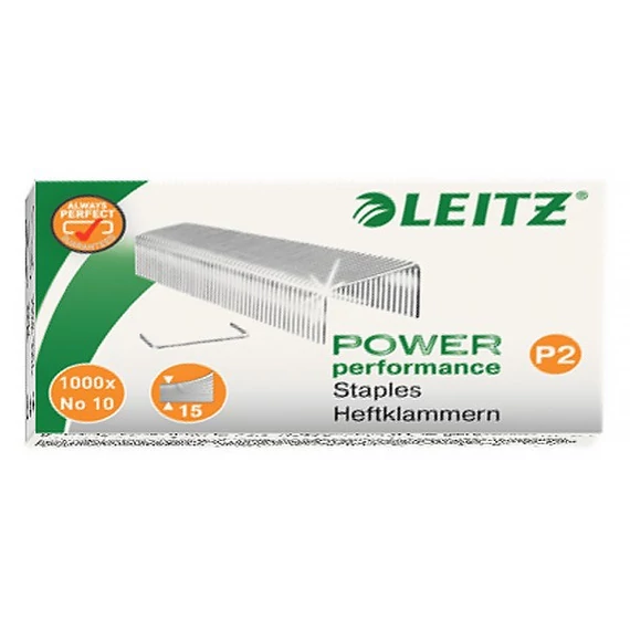 Tűzőkapocs LEITZ P2 No.10 1000 darabos