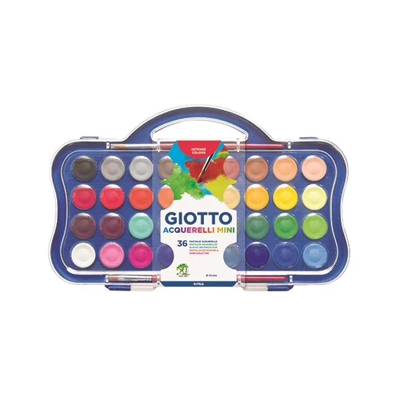 Vízfesték GIOTTO 23 mm 36 darabos