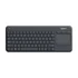 Kép 1/5 - Billentyűzet vezeték nélküli LOGITECH K400 Plus Touchpad fekete