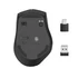 Kép 2/2 - Egér vezeték nélküli HAMA MW-600 2,4 GHz + USB-C 2400 DPI fekete
