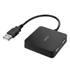 Kép 1/2 - Elosztó HUB HAMA USB 2.0 + 4xUSB 2.0 fekete