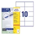 Kép 1/5 - Etikett AVERY 3425 105x57mm univerzális 1000 címke/doboz 100 ív/doboz