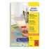 Kép 2/5 - Etikett AVERY L6038-20 45,7x21,2mm univerzális visszaszedhető piros 960 címke/doboz 20 ív/doboz
