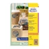 Kép 1/2 - Etikett AVERY L7108-25 105x57 mm újrahasznosított barna kraft 25 íves