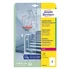 Kép 2/3 - Etikett AVERY L8012-10 210x148mm antimikrobiális átlátszó 20 címke/doboz 10 ív/doboz