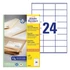 Kép 1/4 - Etikett AVERY LR3475 70x36 mm környezetbarát 2400 címke/doboz 100 ív/doboz