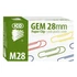 Kép 1/2 - Gemkapocs ICO M28 28mm színes