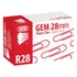 Kép 2/2 - Gemkapocs ICO R28 28mm réz