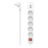 Kép 1/2 - Kábel hosszabbító HAMA 5 aljzat + USB-C/USB-A 1,4m kapcsolóval fehér