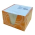 Kép 4/5 - Kockatömb fehér FORTUNA 9x9x6 cm mintás tartóban